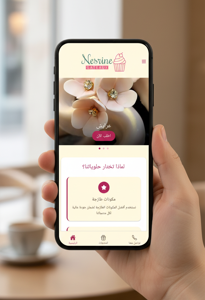 Application mobile pour artisans de gâteaux - 1